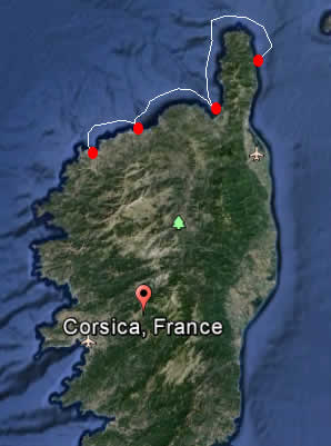7 Day Itinerary - From Macinaggio to the west coast of Corsica
