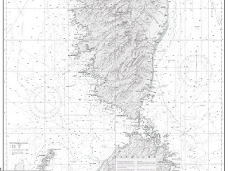 South Corsica nautical chart